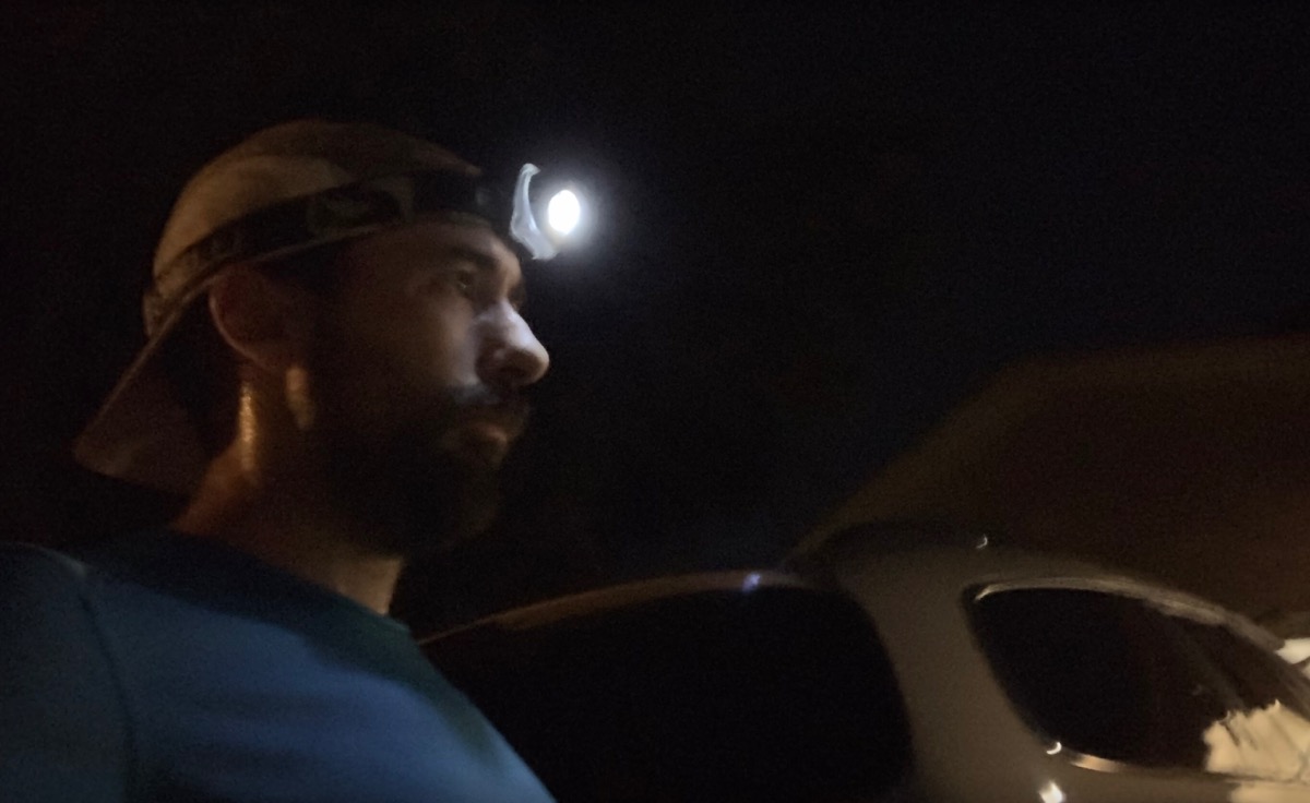 Headlamp for night running