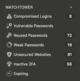 1Password Watchtower