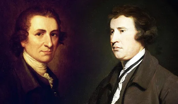 Edmund Burke and Thomas Paine