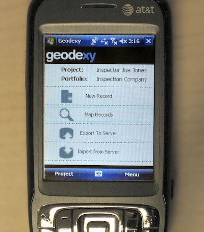 Geodexy Windows Mobile