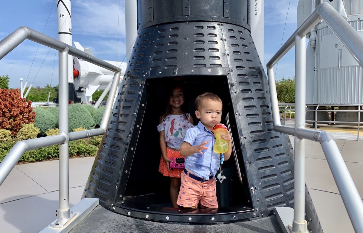 Kids in Mercury capsule