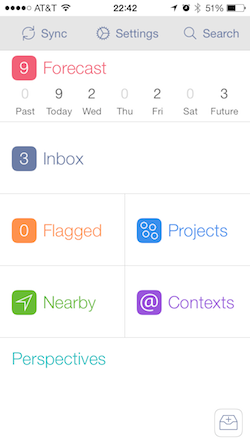 OmniFocus iOS