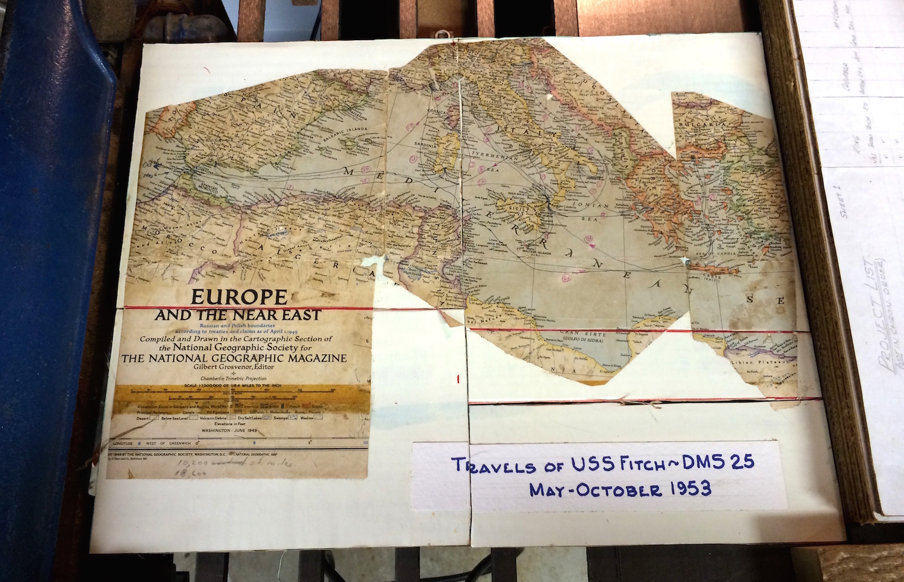 Travels of the USS Fitch