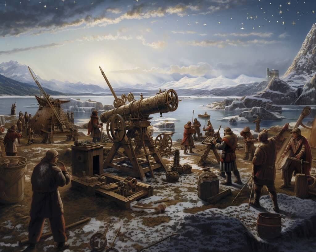 'Viking Age Space Telescopes', according to Midjourney